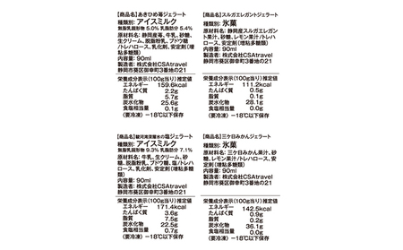 静岡プレミアムジェラートBOX　6個セット【配送不可：北海道・沖縄・離島】