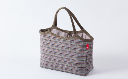 【遠州綿紬&ROOTOTE】トートバッグ -春霖-