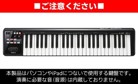 ROLAND ローランド A-49-BK MIDIキーボードコントローラー-