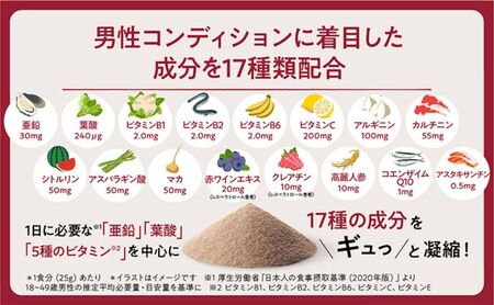 【定期便3回】 アンファー オムテック プロテイン 妊活 チョコレート味 750g×3回 