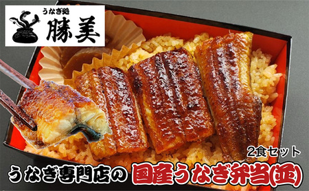 国産うなぎ弁当【並】2食セット