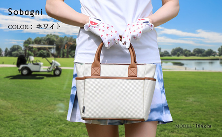 Sobagni カートバッグ -PRATO- ゴルフ カバン バッグ トートバッグ グレー