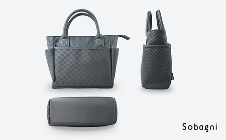 Sobagni カートバッグ -PRATO- ゴルフ カバン バッグ トートバッグ グレー