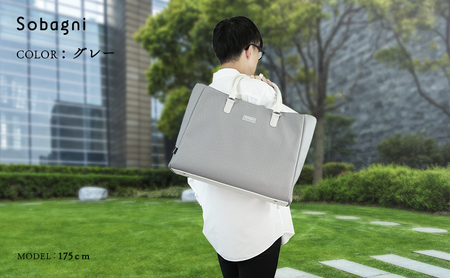 Sobagni ボストンバッグ -PRATO- ゴルフ カバン バッグ グレー