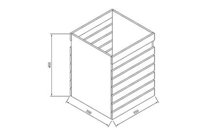 栄(SAKAE)L スタックボックス 収納 ボックス コンテナ 木製 キャンプ アウトドア 浜松市 静岡