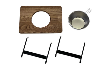 犬用GFフードテーブル（Ｓ） キャンプ ペット用品 犬用 ごはん台 ペット 木製 フードスタンド 食器スタンド 犬 ペットグッズ おしゃれ かわいい  浜松市 静岡