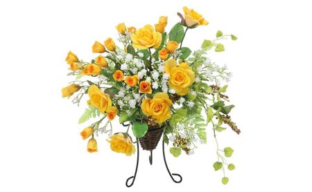 光の楽園 ゴールドベリー【配送不可：北海道・沖縄・離島】 インテリア 光触媒 人工植物 造花 フェイクグリーン 花 フラワー 清浄 消臭 浜松市