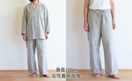 遠州・老舗織り屋の高級パジャマ（ジャケット型上下・コードレーン）