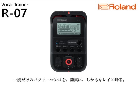 【Roland】ハイレゾレコーダー/R-07黒【配送不可：離島】