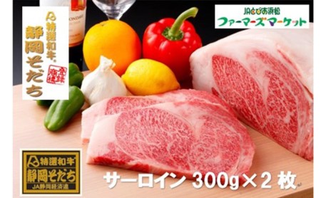 特選和牛静岡そだち サーロインステーキ（冷凍）300g×2枚【配送不可：離島】 牛肉 600g 