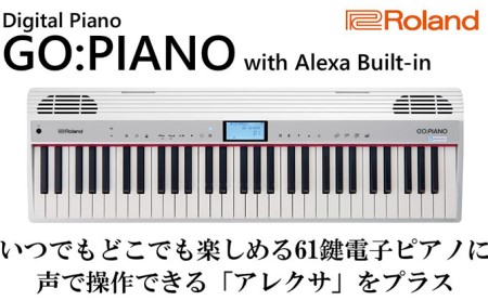 Roland 61鍵キーボード Go Piano With Alexa Built In 配送不可 離島 静岡県浜松市 ふるさと納税サイト ふるなび
