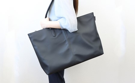 Sobagni　A3ビジネスバッグ 希 -NEGAI- ファッション カバン エシカルレザー製  ブラック