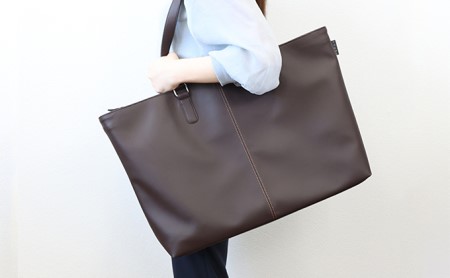 Sobagni　A3ビジネスバッグ 希 -NEGAI- ファッション カバン エシカルレザー製  ブラック