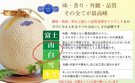 クラウンメロン 特上(山)1.5kg前後 1玉 果物類 メロン青肉 フルーツ