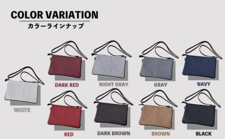 パンチングサコッシュ ファッション カバン バッグ  ブラック