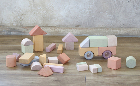 エドインター つみきのいえＭ 日本産 知育玩具 木製玩具 おもちゃ 