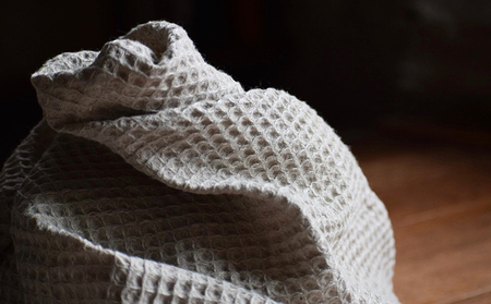 【日本製】リネンタオル バスタオル1枚＆フェイスタオル2枚セット 遠州織物 リネン100％ ワッフル織り　　 高級タオル 吸水性 速乾性 抗菌性 防臭性 乾きやすい ふっくら 