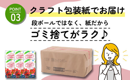 【2026年3月発送】 トイレットペーパー ダブル 消臭ロングミックスベリー トイレット