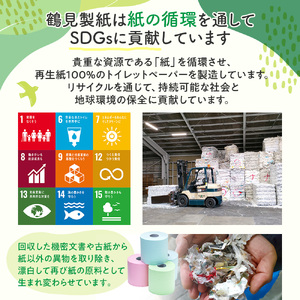 定期便 【 初回発送：2026年1月 】 トイレットペーパー 年 2 回 6 ヶ月毎 トイレットペーパー ダブル ブルーベリー 72ロール 12ロール 6パック 鶴見製紙 沼津