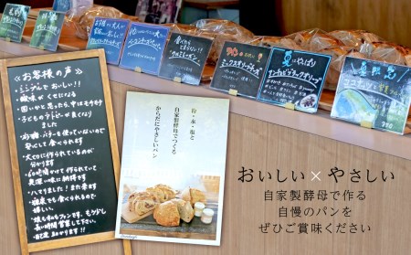 天然酵母 パン おまかせ セット 4個 自家製酵母 サワードウブレッド プレーン あん バター
