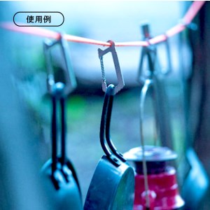 多機能 カラビナ『TSUNAGU-01』 2個 アウトドア キャンプ アウトドア