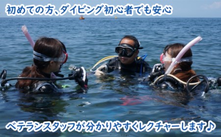 【価格改定予定】ダイビング 体験 チケット 大人 1名 1回 沼津 伊豆半島