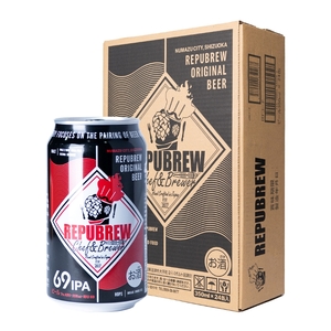 【定期便3回】 クラフトビール 69IPA 24本 定期便 ビール お酒 プレゼント お祝い 父の日 母の日 地ビール セット アルコール 贈り物 ギフト 特産品 350ml 缶 West Coast IPA REPUBREW リパブリュー 静岡県 三島市
