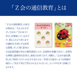  Z会 通信教育 クーポン 3000円分 幼児コース 教育 学習 通信 学び こども 幼児 ゼット会 教材 知育 早教育 在宅学習 家庭学習 オンライン教育 デジタル学習 幼児教育 自宅学習 通信講座 通信教材 自宅教育 三島市 静岡県
