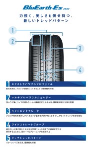 【ヨコハマタイヤ】BluEarth-Es ES32 低燃費 155/65R13 73S スタンダードタイヤ 2本セット