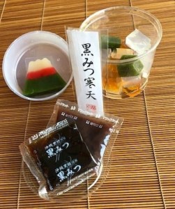 0010-18-18 華月 特選黒みつ寒天 3個