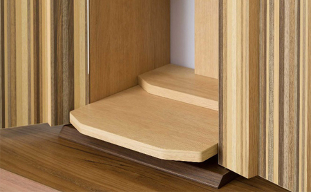 インテリア仏壇　こもれび おしゃれな仏壇 コンパクト ストライプ木目 おしゃれ 部屋になじむ シンプル 