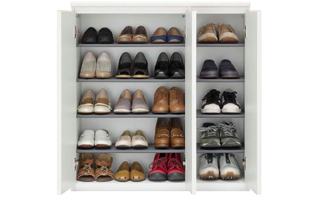 シューズラック 幅90cmナチュラル インテリア 引手ない すっきり デザイン 水洗い 樹脂 ゆっくり閉まる ダンパー付 安全機能 オープンスペース おしゃれ 下駄箱