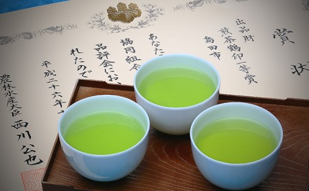 深むし茶味の逸品 100g×2缶 お茶 緑茶 深蒸し茶