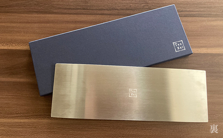 ステンレス製　長方皿（サイズ:30×10cm) 食器 シンプル 盛り付け皿 