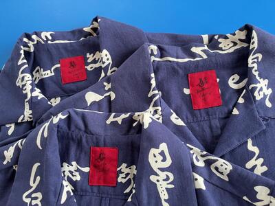 島田髷　和ろはシャツ(登録商標)　サイズ：XL