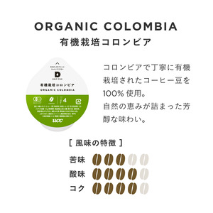 コーヒー UCC カプセル 12P×3箱 挽きたて コロンビア 有機栽培コーヒー豆 100%使用 DRIP POD専用カプセル ドリップポッド 静岡県 富士市 [sf103-001]