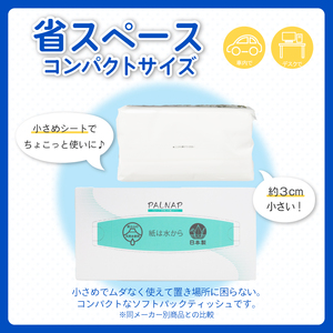 ティッシュ きぬはな ソフトパック 100個 パルプ100％ コンパクト 箱なし フィルム包装[sf002-385]