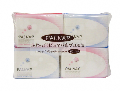 パルナップ ポケットティッシュ 600パック(20パック×30セット) ティッシュペーパー パルプ100％ 日本製 国産 まとめ買い シンプル 白 ホワイト 外出 携帯 お出かけ 便利 日用品 消耗品 生活用品 イデシギョー 富士市 [sf002-081]