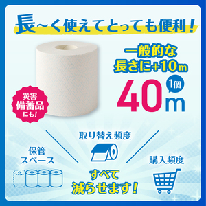 256ロール相当 シャワートイレに最適 トイレットペーパー 「プレミアムシンラ」 長持ち40m ダブル 192ロール (12R×16パック) 1.3倍巻き 256ロール相当 香り付 再生紙100% 備蓄 防災 災害 日用品 消耗品 生活用品 消臭 吸収 再生紙 古紙リサイクルパルプ 省スペース トイレ 富士市 [sf001-017]