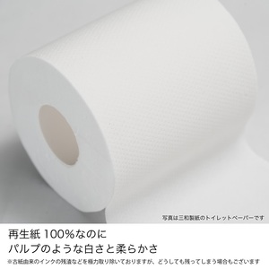 トイレットペーパー 富士シティプロモーションロール ダブル 100ロール 備蓄 防災 無地・無色 個包装 再生紙 日用品 消耗品 三和製紙 静岡県 富士市 [sf038-001]