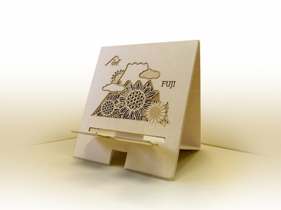 KAMIDE＋ＣＮＦ　タブレットスタンド　　四季の富士（1740）