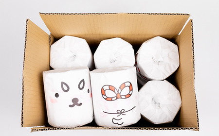 磐田市ゆるキャラ　しっぺいトイレットペーパー　12ロール_雑貨・日用品 トイレットペーパー 日用品 _【1570686】