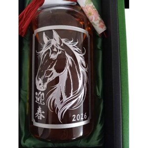 彫刻干支ボトル　ザ　スランジバー　ウイスキー　37度　2026年　午年　700ml【1643098】