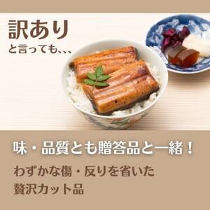 【訳あり】静岡県産 うなぎ蒲焼 カット 65g×3パック 計195g (タレ・山椒付き) 国産【配送不可地域：離島】【1668183】