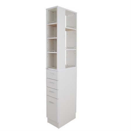 隙間収納ラック　25cm幅(ホワイト)　SRD-25W_ラック 隙間収納 収納 家具 送料無料 人気 おすすめ 贈答 ギフト プレゼント キッチン 隙間_【1414797】