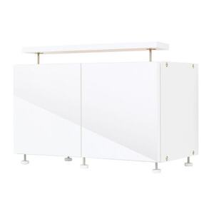 耐震上置 冷蔵庫上じしん作くん ロータイプ(ホワイト) IBJ-60LW_家具 地震対策 冷蔵庫転倒防止家具 耐震上置 送料無料 贈答 ギフト プレゼント 人気 おすすめ 収納 棚_【1416320】