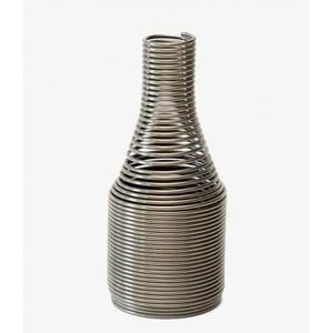 SPRING VASE (flower vase)スリム型　シルバー【1417273】