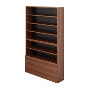 薄型 木製CDラック(ブラウン) ELC-7919CB_雑貨・日用品  家具・インテリア _【1435918】