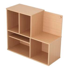 シックでおしゃれなキッズルームシリーズ　ランドセルラック　ナチュラル　 MIC-35RNA_棚 ラック ランドセル 収納 ランドセルラック インテリア 家具 子供 キッズルーム ナチュラル シンプル 横置き 縦置き 2WAY 子供部屋 ギフト 送料無料_【1436483】