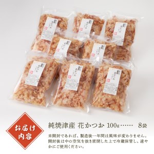 a12-184　焼津産花かつお100g×8袋